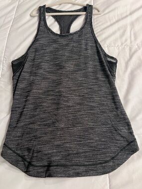 Lululemon Racerback Tank Top Charcoal Gray
